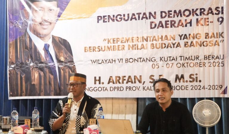 Legislator DPRD Kaltim Komisi III, H. Arfan Tegaskan : Demokrasi Daerah Harus Berakar pada Nilai Budaya Bangsa
