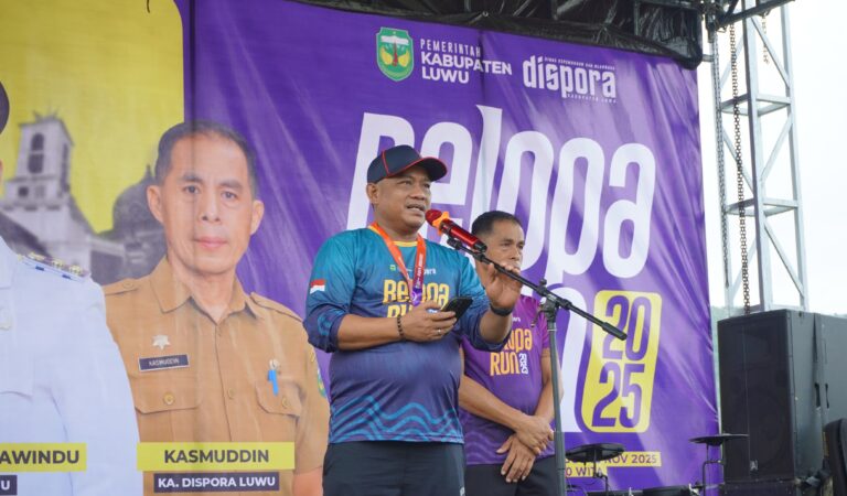 Bupati Luwu Buka Belopa Run 2025, Peserta Capai 1.500 Orang