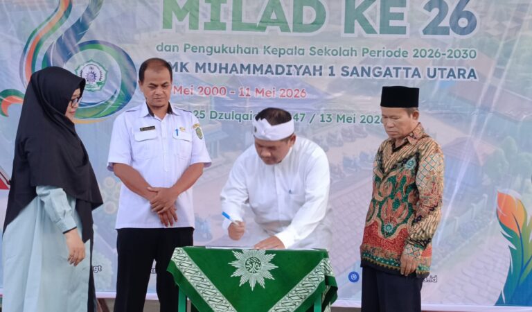 IKA Alumni SMK Muhammadiyah 1 Sangatta Resmi Terbentuk, Yakub Fadillah Jadi Ketua