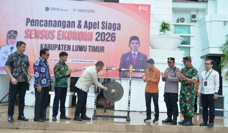 Pertama di Indonesia, Bupati Luwu Timur Siapkan Penghargaan bagi Petugas Sensus Ekonomi Terbaik di Setiap Kecamatan