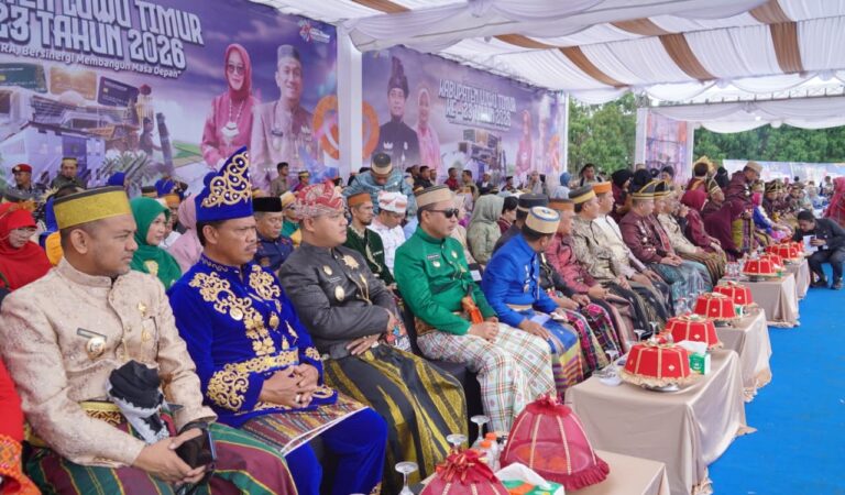 Wabup Luwu Hadiri HUT ke-23 Luwu Timur, Dorong Sinergi Luwu Raya
